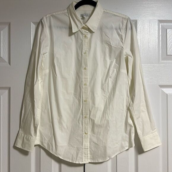 Gap Women’s White Button Down Tailored Shirt - Picture 1 of 6
